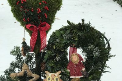 Stuhl im Schnee