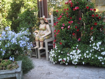 Bald zieht sie in den Wintergarten