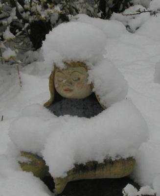 Mariechen warm eingehüllt