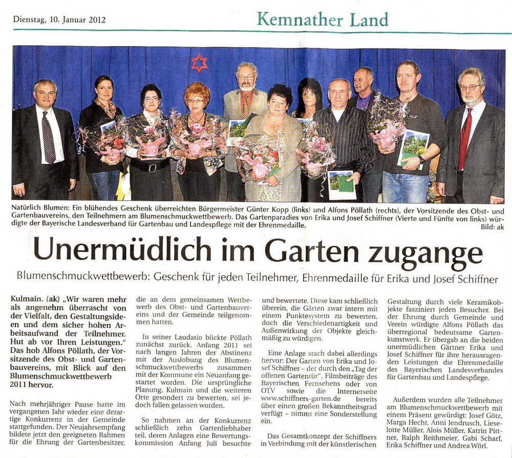 Blumenschmuckwettbewerb 2011